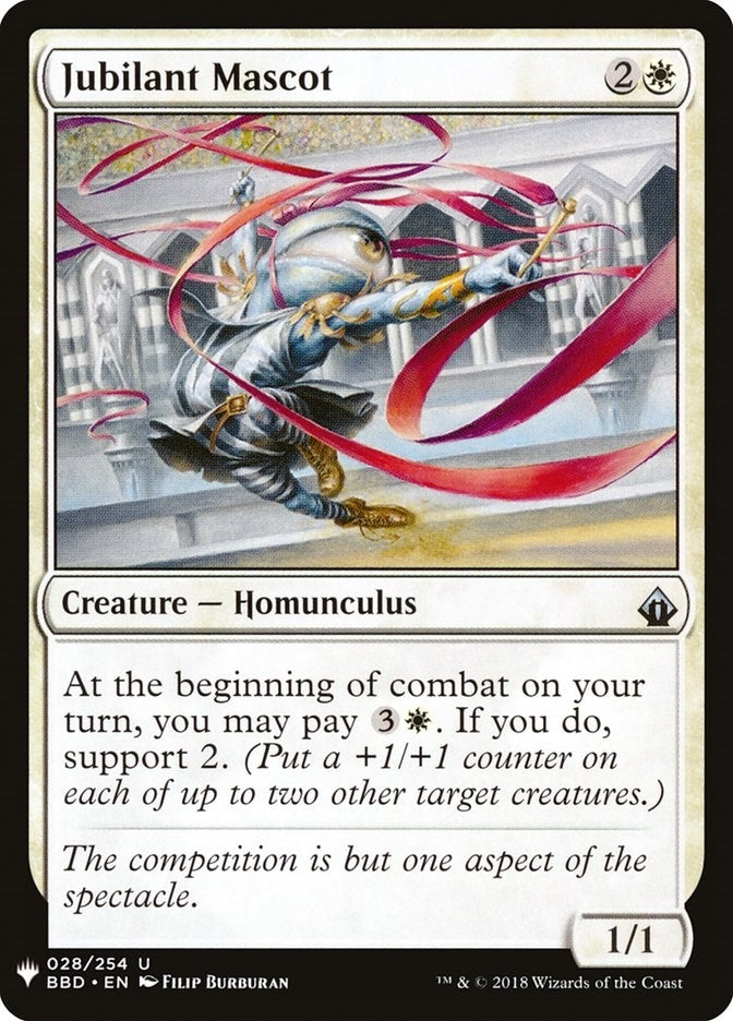 Image for Jubilant Mascot (28) (LIST) - Magic: The Gathering