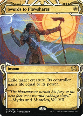 Swords to Plowshares (Etched Foil) [Strixhaven Mystical Archive]