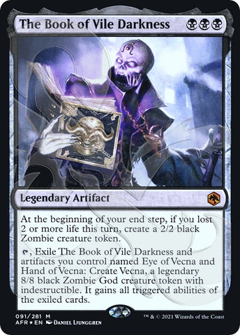 Image for The Book of Vile Darkness (91) - Magic: The Gathering
