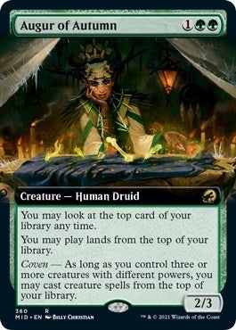 Image for Augur of Autumn (Extended Art) (360) - Magic: The Gathering