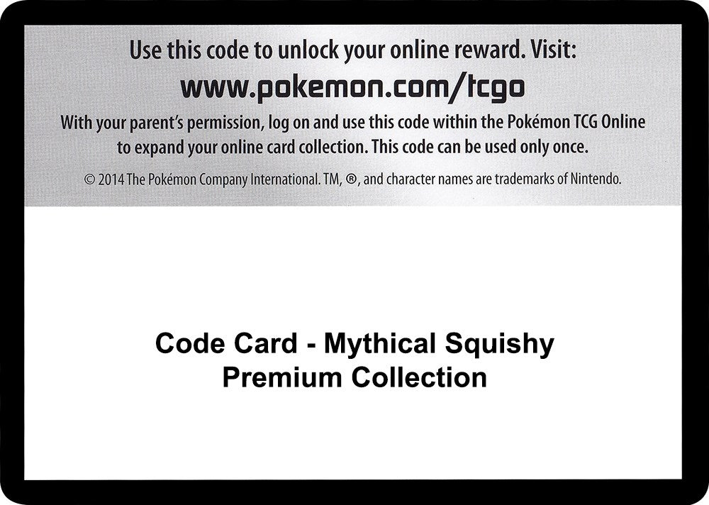 Image for Code Card - Mythical Squishy Premium Collection (MCAP) - Pokemon