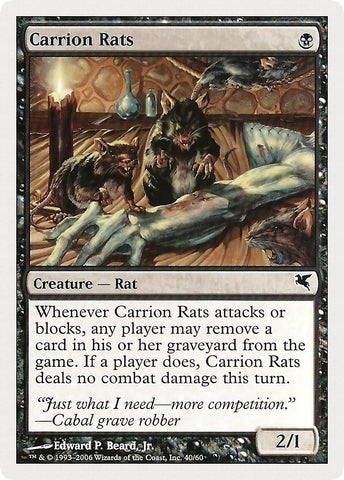 Image for Carrion Rats (40) (40) - Magic: The Gathering