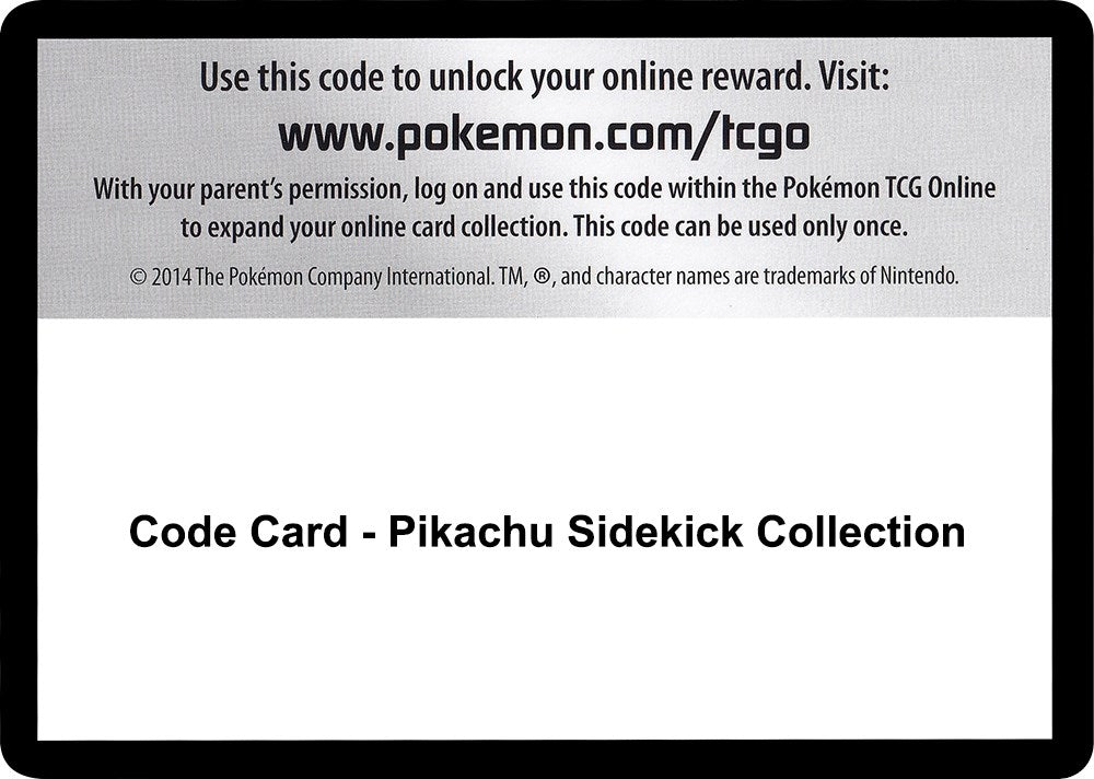 Image for Code Card - Pikachu Sidekick Collection (SM04) - Pokemon