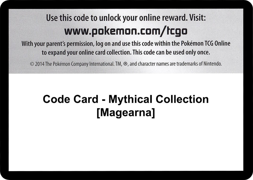 Image for Code Card - Mythical Collection [Magearna] (EVO) - Pokemon
