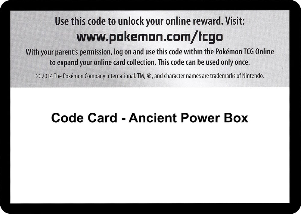 Image for Code Card - Ancient Power Box (FFI) - Pokemon