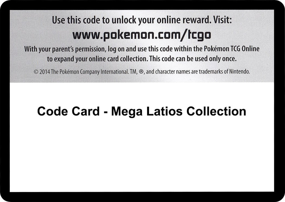 Image for Code Card - Mega Latios Collection (ROS) - Pokemon