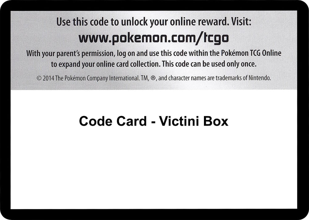 Image for Code Card - Victini Box (BLW) - Pokemon
