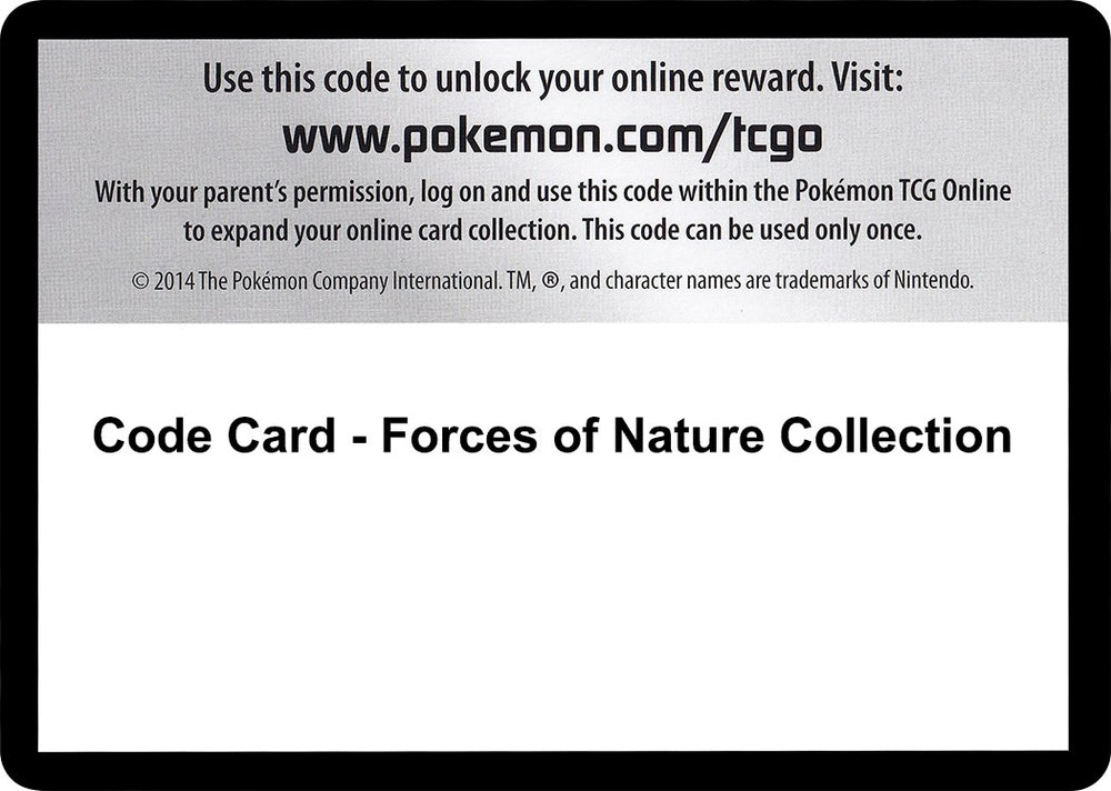 Image for Code Card - Forces of Nature Collection (NXD) - Pokemon