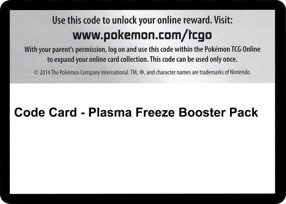 Image for Code Card - Plasma Freeze Booster Pack (PLF) - Pokemon