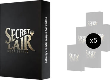 Image for Secret Lair Drop: Astrology Lands (Scorpio) Bundle - Traditional Foil Edition - Magic: The Gathering