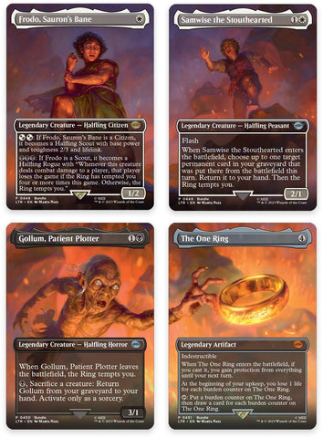 Image for Mount Doom Scene [Set of 4] (448-451) - Magic: The Gathering