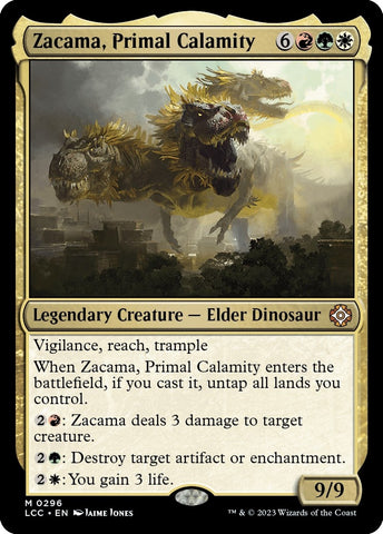 Zacama, Primal Calamity [The Lost Caverns of Ixalan Commander]