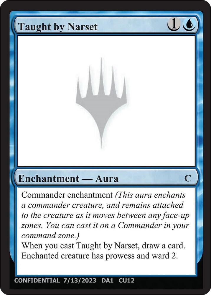 Image for Taught by Narset - Magic: The Gathering