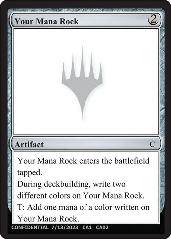 Image for Your Mana Rock - Magic: The Gathering