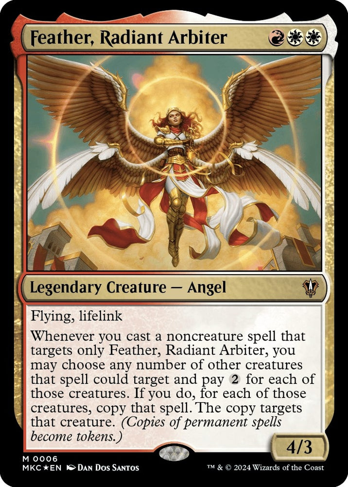 Feather, Radiant Arbiter [Murders at Karlov Manor Commander]
