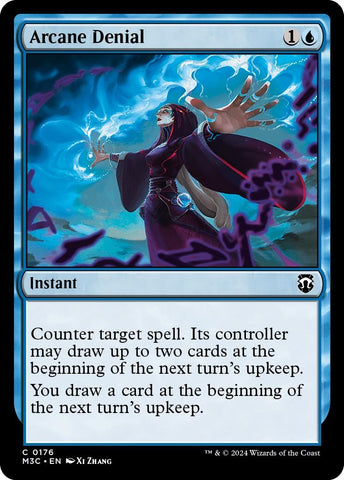 Arcane Denial (Ripple Foil) [Modern Horizons 3 Commander]