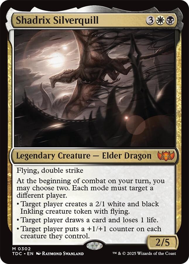Shadrix Silverquill [Tarkir: Dragonstorm Commander]