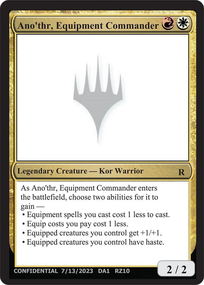 Image for Ano'thr, Equipment Commander - Magic: The Gathering