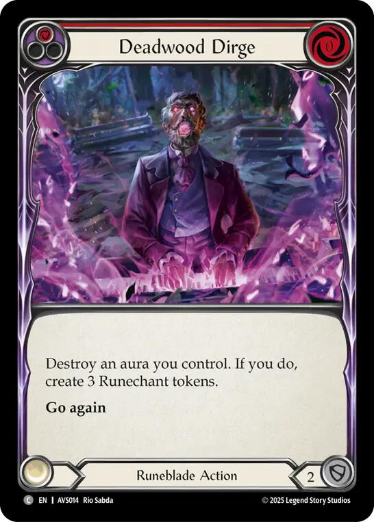 Deadwood Dirge (Red) [AVS014] (Armory Deck: Legends Viserai)