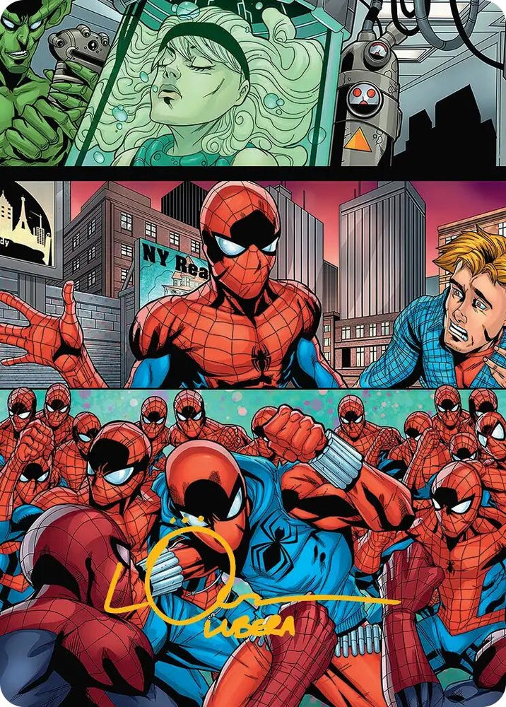 Image for The Clone Saga Art Card (Gold-Stamped Signature) (42) - Magic: The Gathering