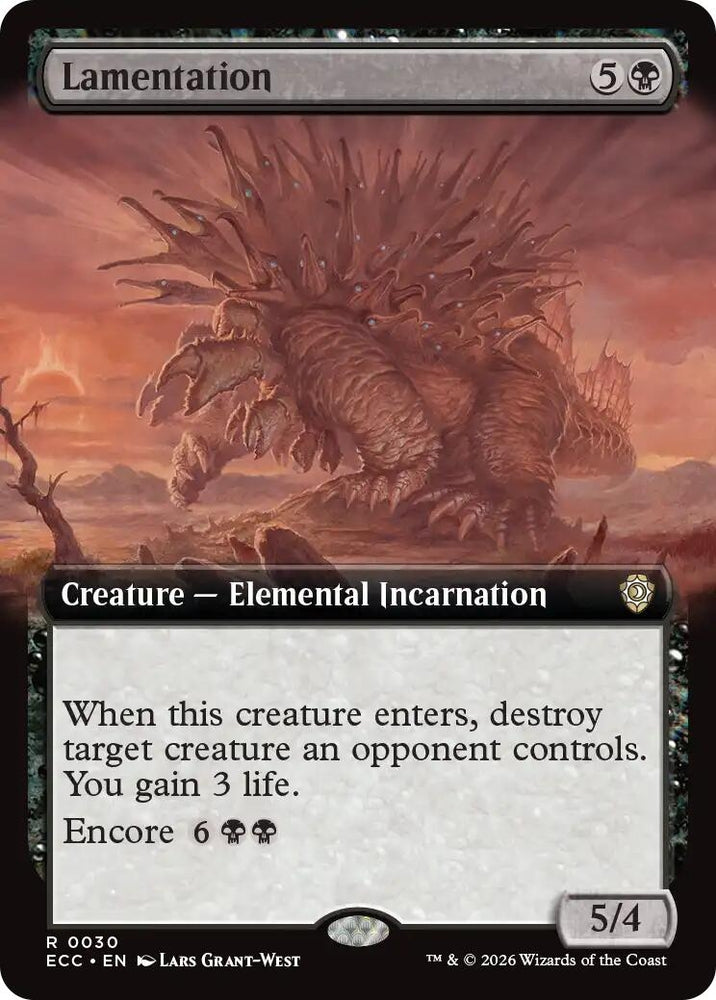 Image for Lamentation (Extended Art) (30) - Magic: The Gathering