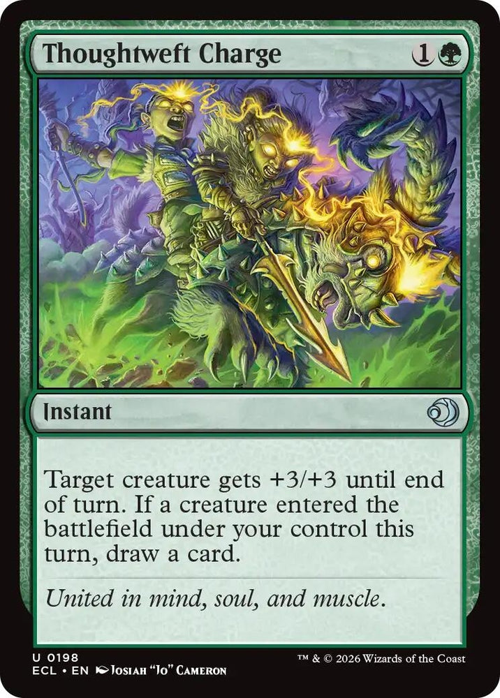Thoughtweft Charge [Lorwyn Eclipsed]