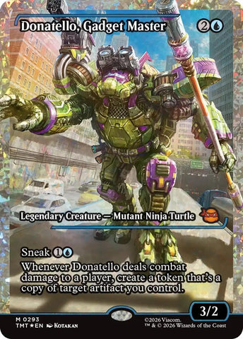 Image for Donatello, Gadget Master (Showcase) (Fracture Foil) (293) (TMT) - Magic: The Gathering