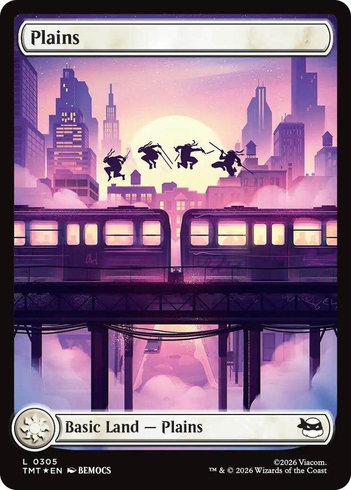 Image for Plains (0305) (Surge Foil) (305) (TMT) - Magic: The Gathering