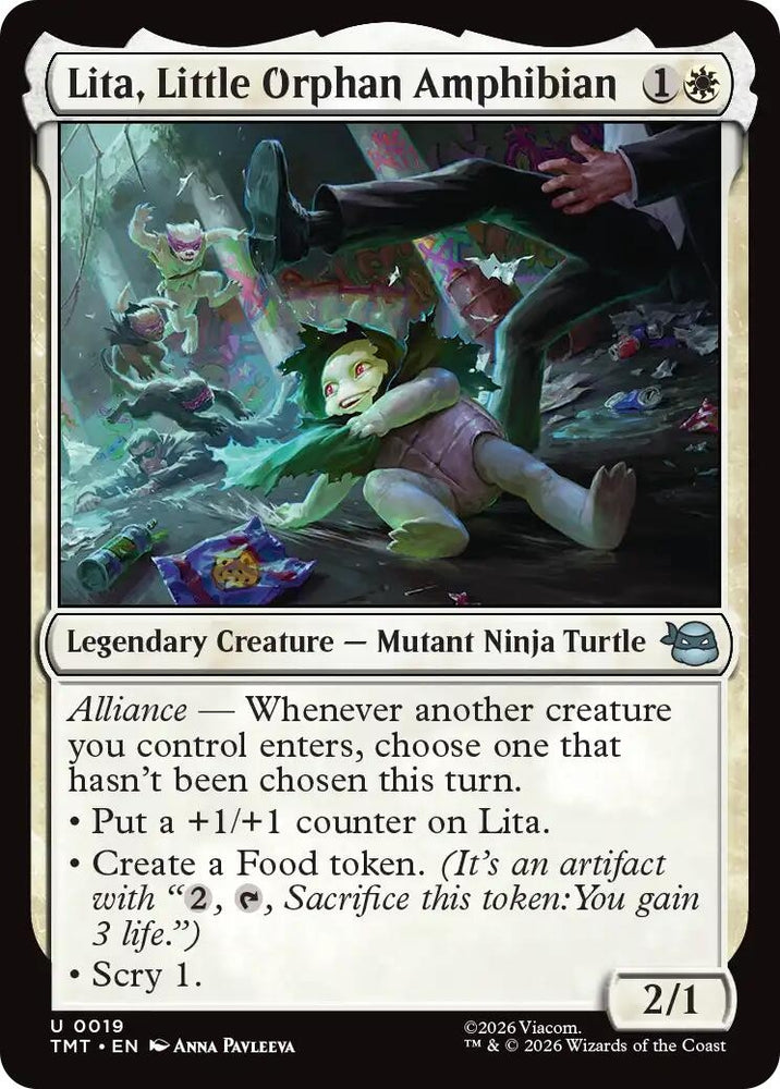 Image for Lita, Little Orphan Amphibian (19) (TMT) - Magic: The Gathering