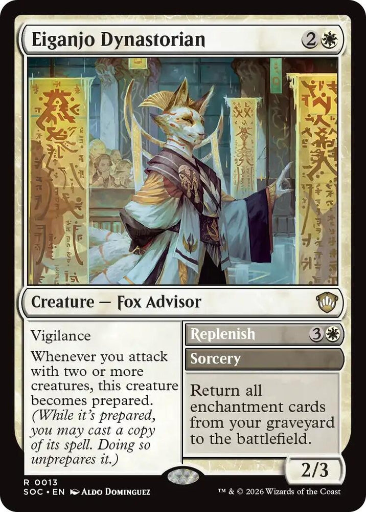 Image for Eiganjo Dynastorian (13) (SOC) - Magic: The Gathering