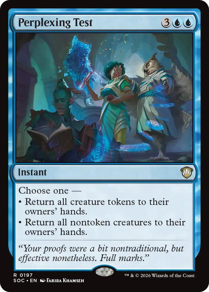 Image for Perplexing Test (197) (SOC) - Magic: The Gathering