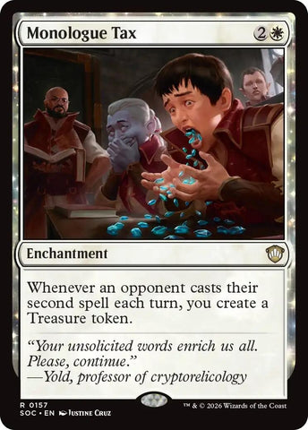 Image for Monologue Tax (157) (SOC) - Magic: The Gathering