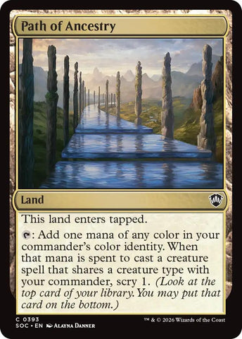 Image for Path of Ancestry (393) (SOC) - Magic: The Gathering