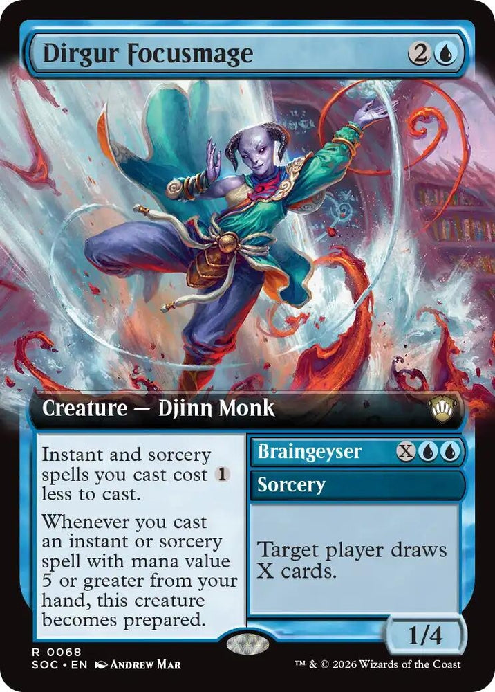Image for Dirgur Focusmage (Extended Art) (68) (SOC) - Magic: The Gathering