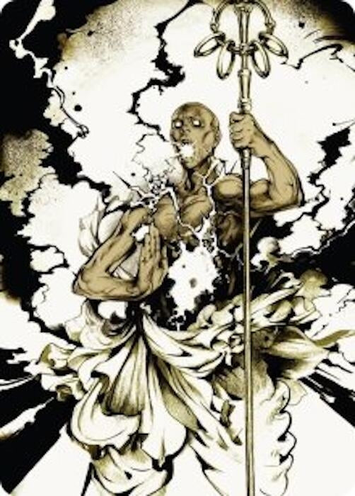 Image for Burst Lightning Art Card (51) (ASSOS) - Magic: The Gathering