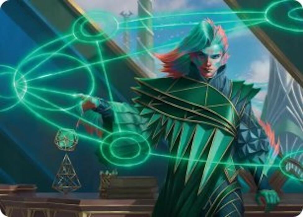 Image for Nev, the Practical Dean Art Card (37) (ASSOS) - Magic: The Gathering