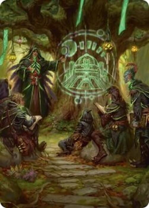 Image for Sylvan Library Art Card (42) (ASSOS) - Magic: The Gathering