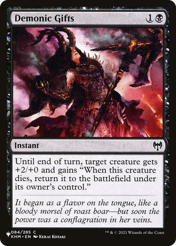Image for Demonic Gifts (84) (LIST) - Magic: The Gathering