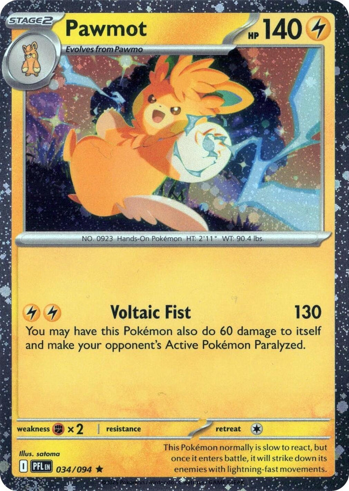 Image for Pawmot - 034/094 (Cosmos Holo) (034/094) (BLE) - Pokemon