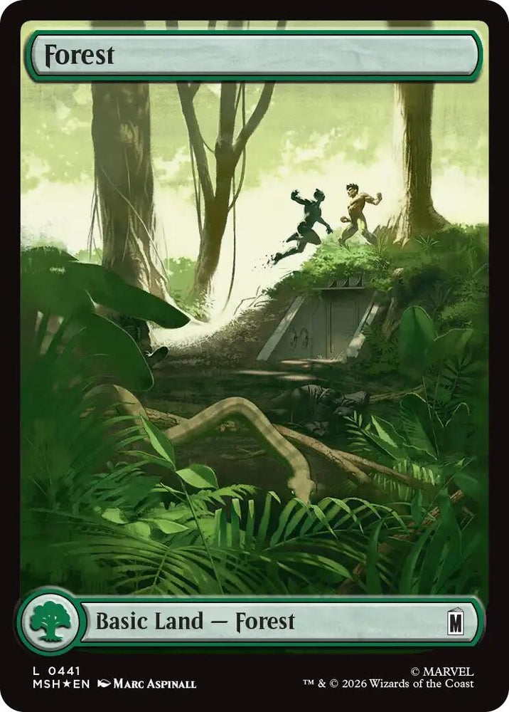 Image for Forest (0441) (Surge Foil) (441) (MSH) - Magic: The Gathering