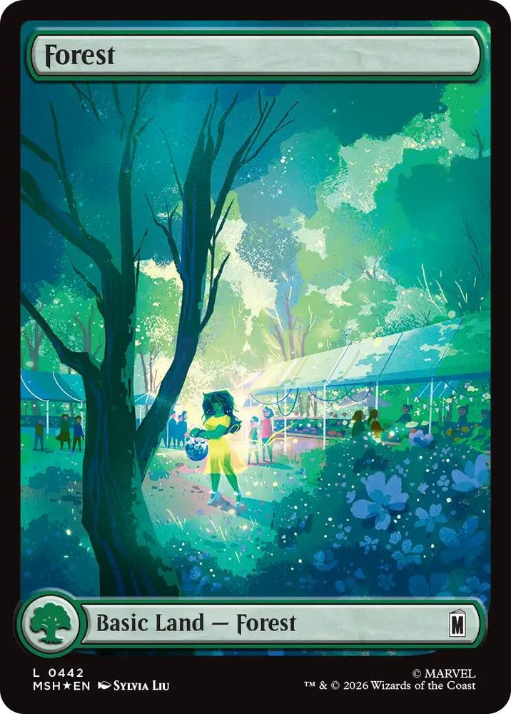 Image for Forest (0442) (Surge Foil) (442) (MSH) - Magic: The Gathering