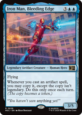 Image for Iron Man, Bleeding Edge (626) (MSC) - Magic: The Gathering