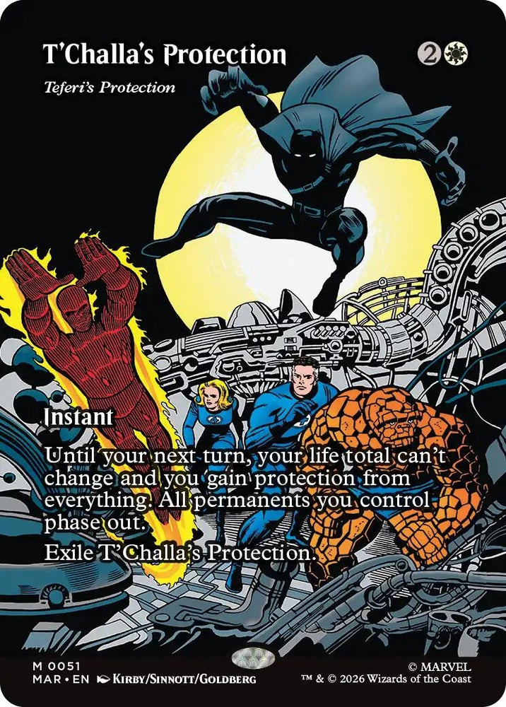 Image for T'Challa's Protection - Teferi's Protection (Borderless) (51) (MAR) - Magic: The Gathering