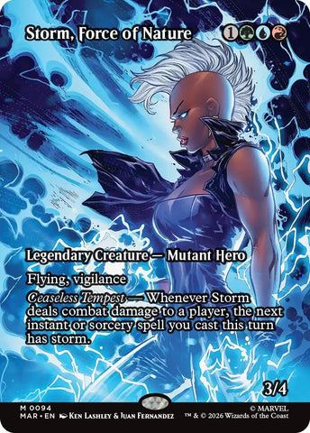 Image for Storm, Force of Nature (Borderless) (94) (MAR) - Magic: The Gathering