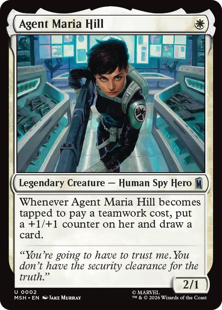 Image for Agent Maria Hill (2) (MSH) - Magic: The Gathering