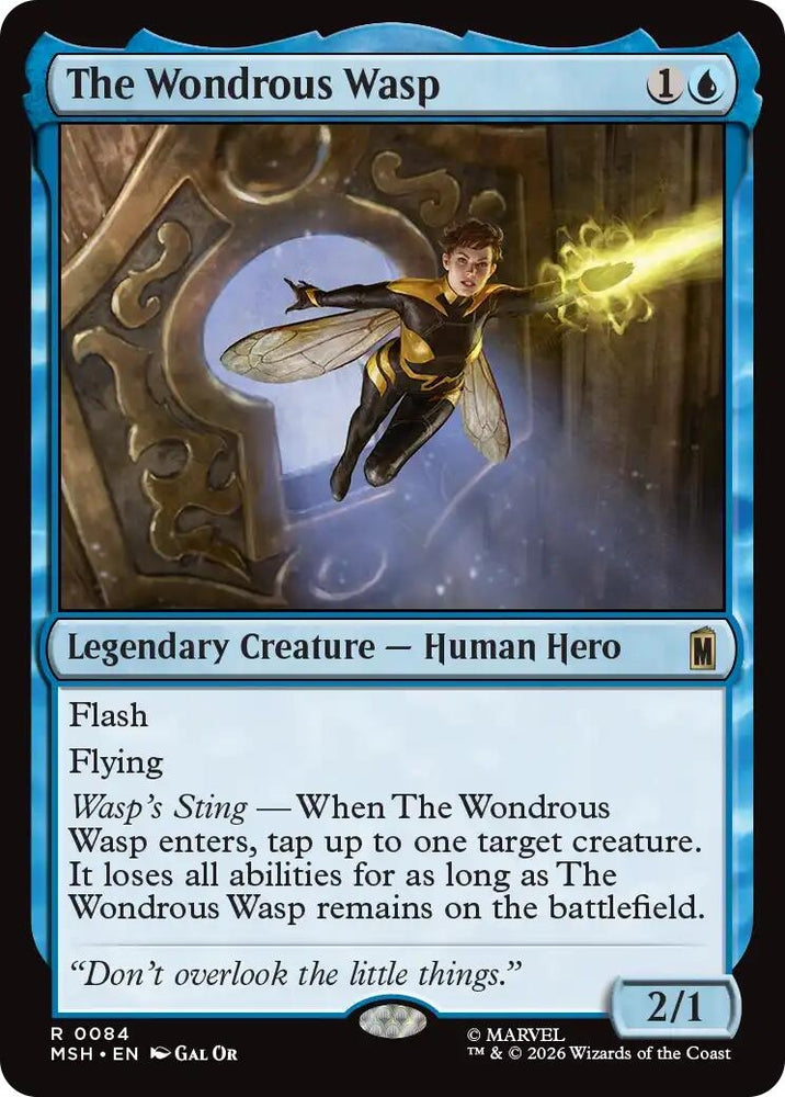 Image for The Wondrous Wasp (84) (MSH) - Magic: The Gathering
