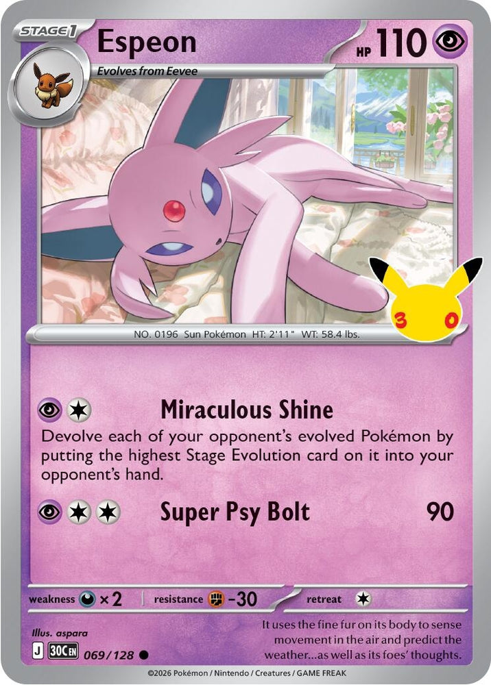 Image for Espeon (069/128) (30C) - Pokemon