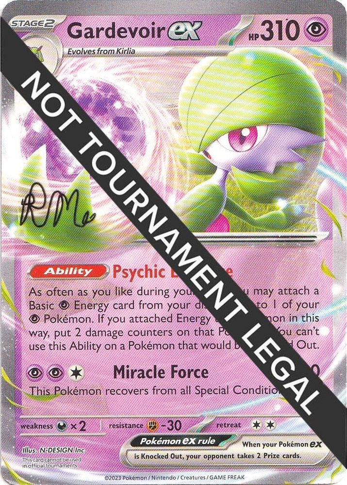 Image for Gardevoir ex - 2025 (Riley McKay) [Gold Stamped] (WCD) - Pokemon