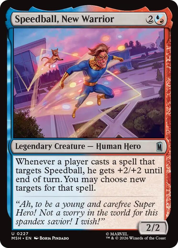 Image for Speedball, New Warrior (227) (MSH) - Magic: The Gathering