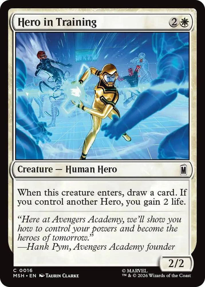 Image for Hero in Training (16) (MSH) - Magic: The Gathering